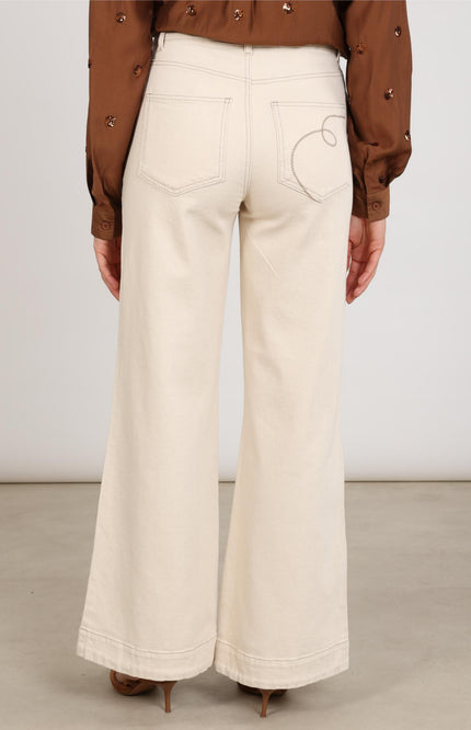 Jeans Abby Offwhite NKF09095