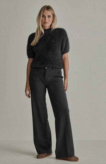 Broek Mira Elastic Crepe Black NOS199206 L32