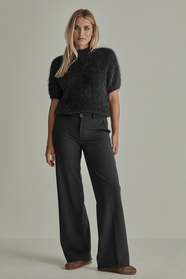 Broek Mira Elastic Crepe Black NOS199206 L32