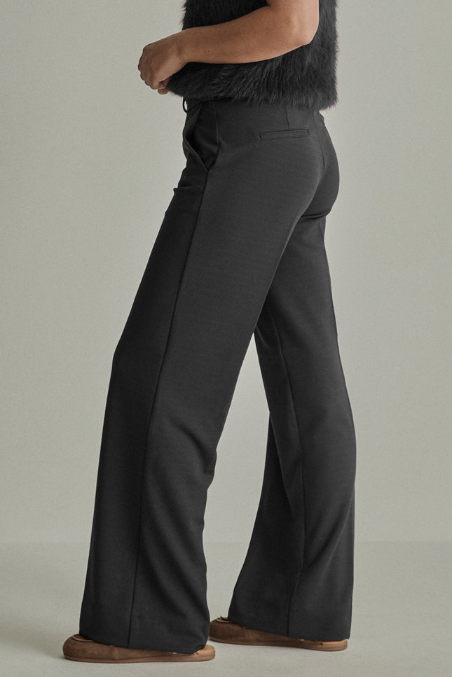 Broek Mira Elastic Crepe Black NOS199206 L32