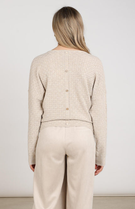 Top Kento Lurex Sand NKF01062