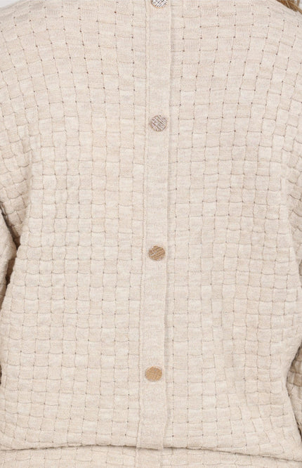 Top Kento Lurex Sand NKF01062