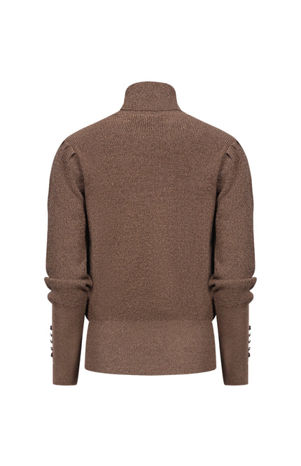 Trui Sylvia Lurex Taupe NKF03048