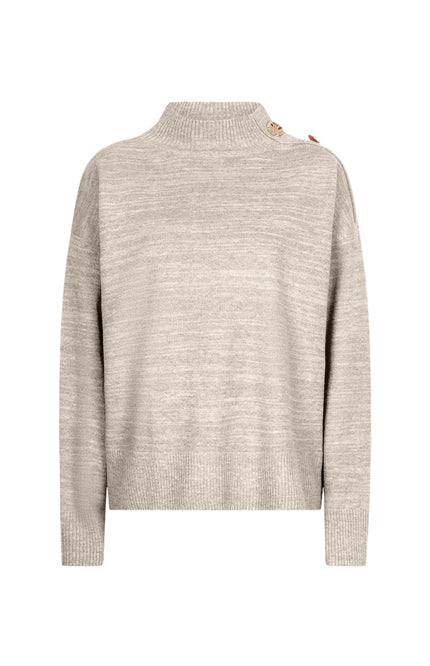 Sweater Melange Lurex Biscuit F26.02513