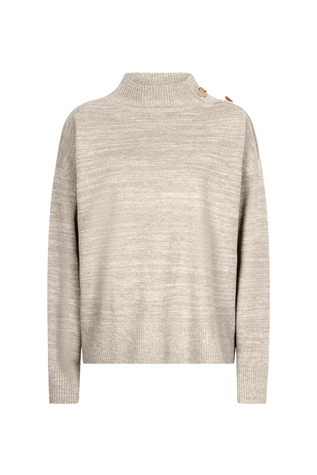 Sweater Melange Lurex Biscuit F26.02513