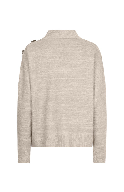 Sweater Melange Lurex Biscuit F26.02513