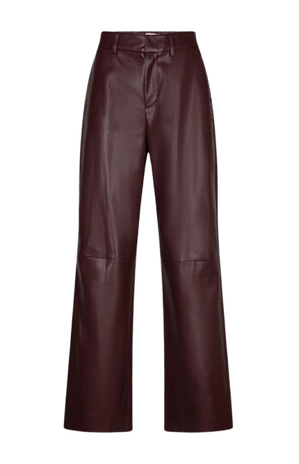 Broek Wide PU Merlot F26.11504