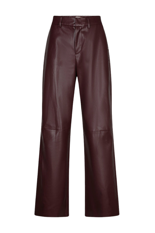 Broek Wide PU Merlot F26.11504
