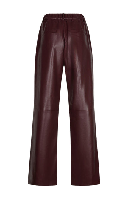 Broek Wide PU Merlot F26.11504