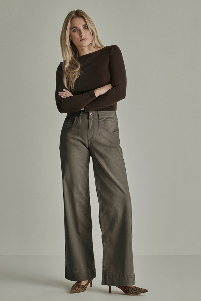 Broek Mira Vintage Denim Taupe FW261127207 L32