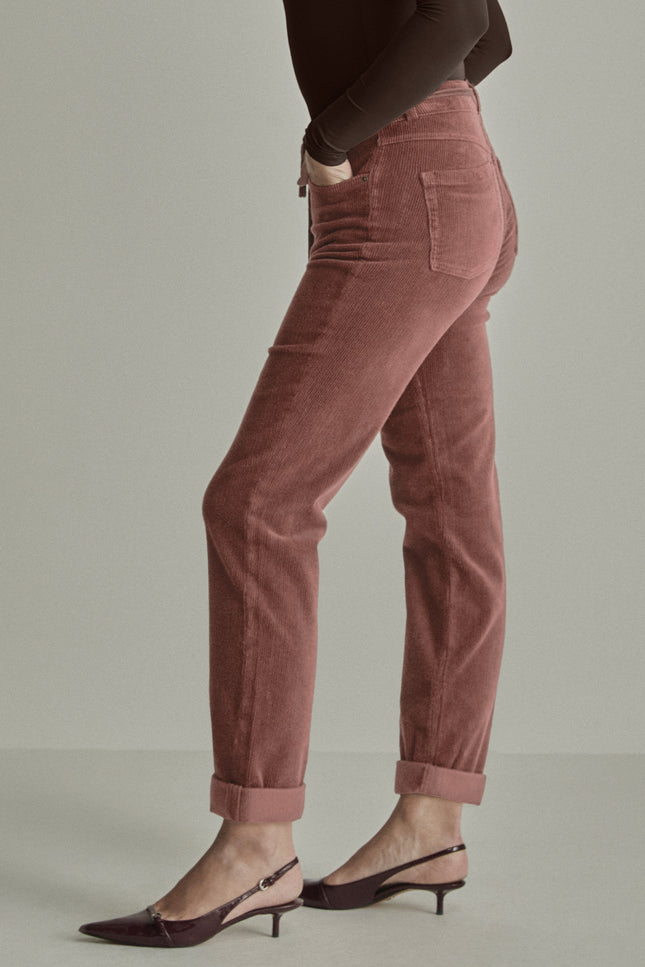 Broek Bobby Vintage Corduroy Pink FW262104091 L30