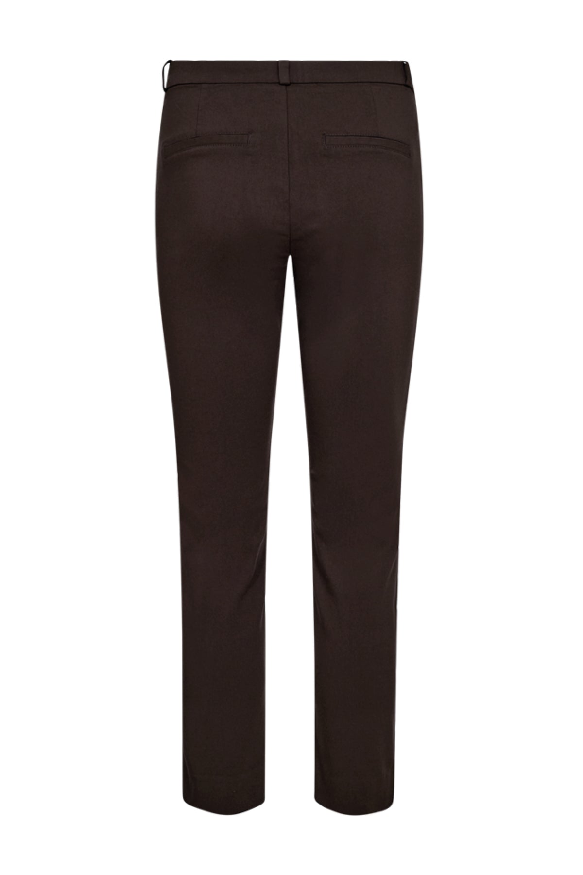Natuurlijke foto van de Freequent Fqsolvej Mole broek, met een casual pasvorm en elastische tailleband.