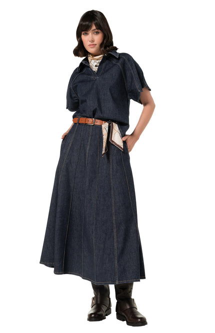 Blouse Jeans Dark Blue 4615-23