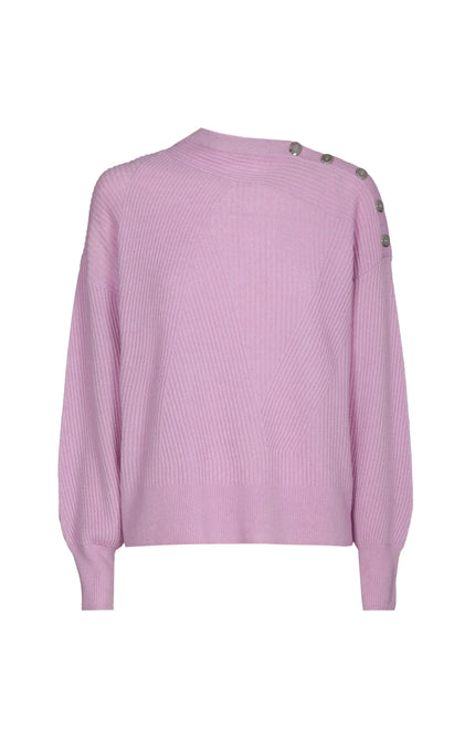 Trui Knopendetails Light Violet 4210-41