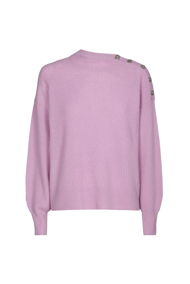 Trui Knopendetails Light Violet 4210-41