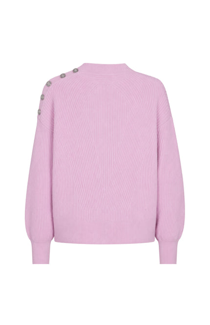 Trui Knopendetails Light Violet 4210-41