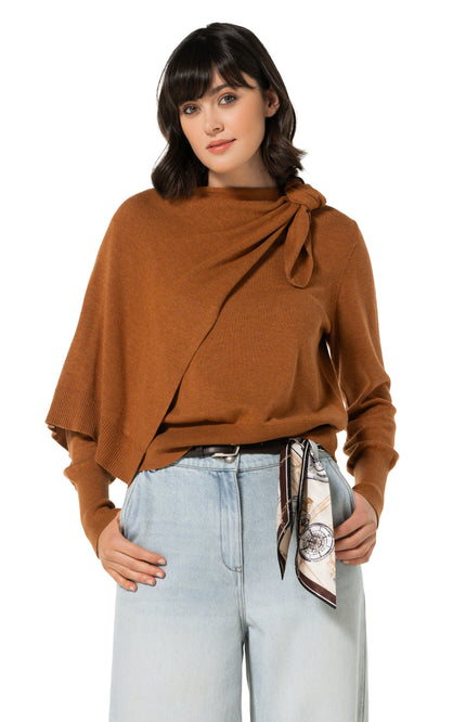 Trui Knoopdetail Caramello 4205-36