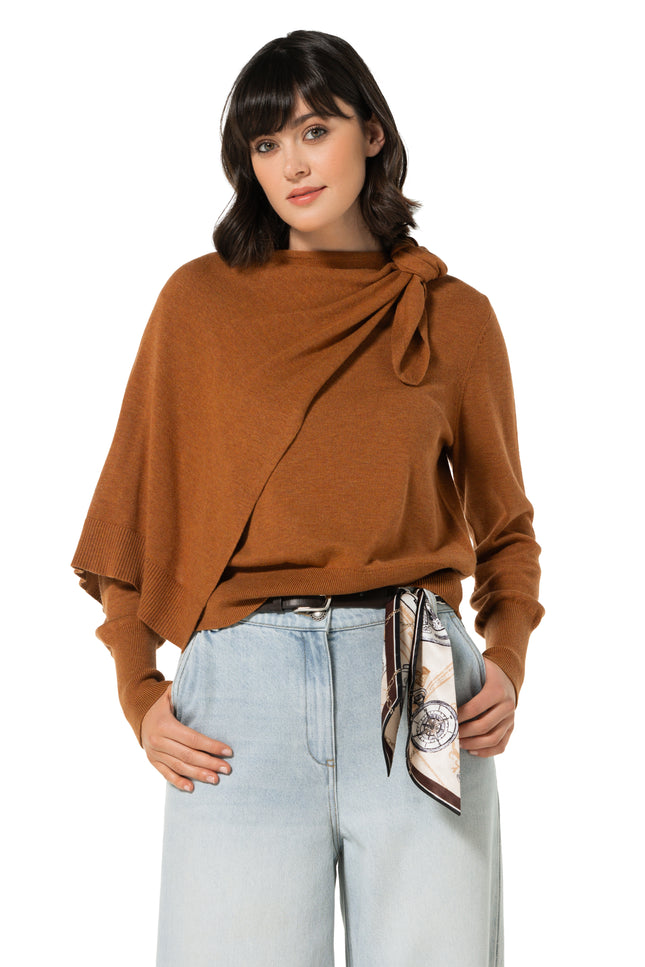 Trui Knoopdetail Caramello 4205-36
