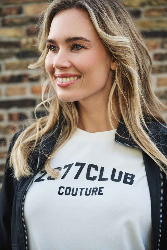 T-Shirt Couture Ivory Black 264