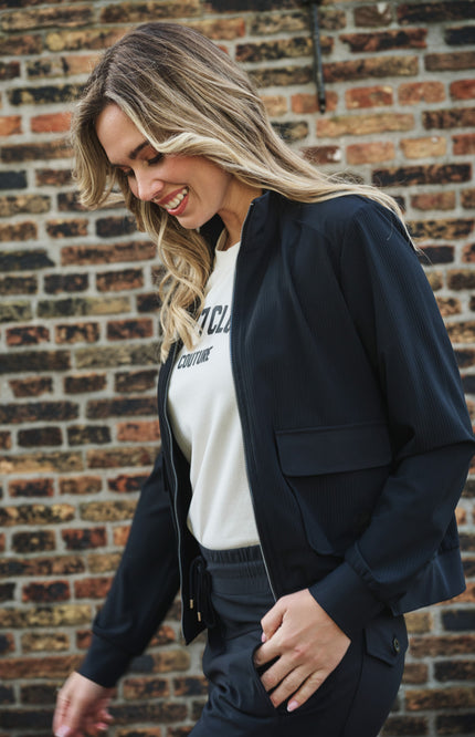 Travel Jacket Daisy Black 264