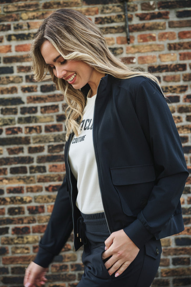 Travel Jacket Daisy Black 264