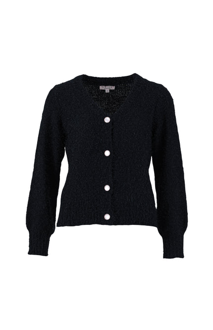 Vest V-hals Fluffy Navy 426493