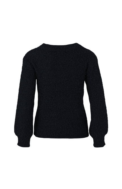 Vest V-hals Fluffy Navy 426493