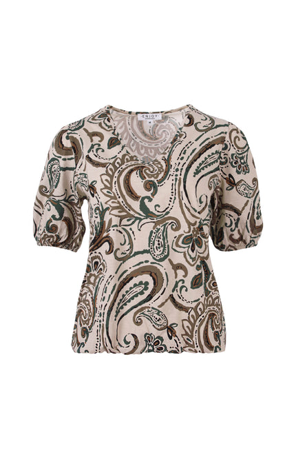 Blouse Paisley Print Bottle 183672