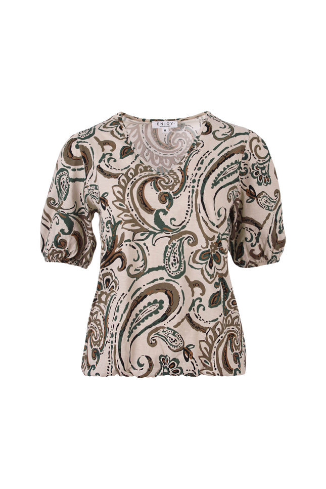 Blouse Paisley Print Bottle 183672