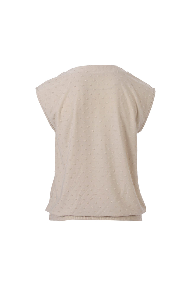 Blouse Strik Structuur Zand 183691