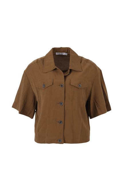 Jacket Doorknoop Camel 926175