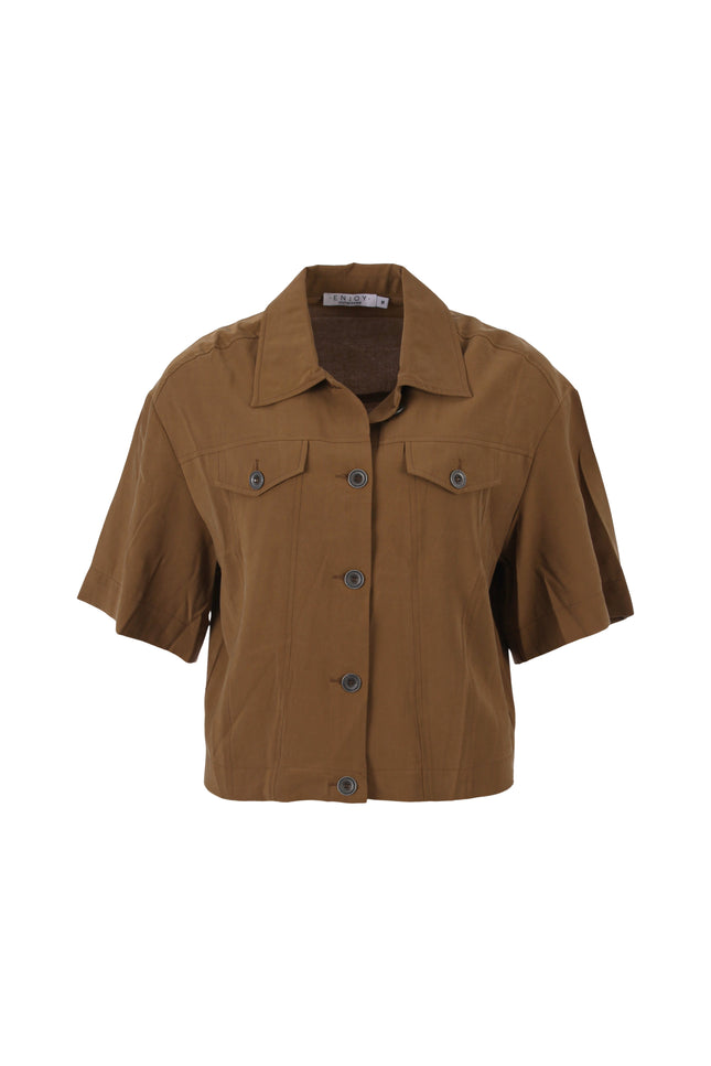 Jacket Doorknoop Camel 926175