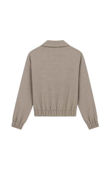 Bomber Rumi Cappuccino Check