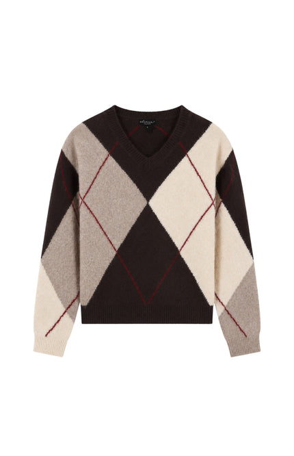 Trui Gracie Dark Coffee Check