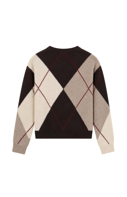 Trui Gracie Dark Coffee Check