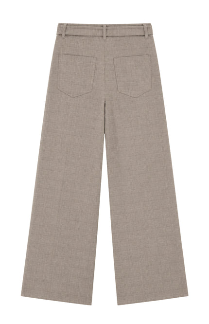 Broek Rumi Cappuccino Check