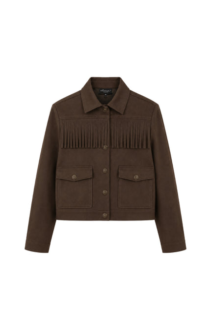 Jacket Suzy Dark Coffee Suede