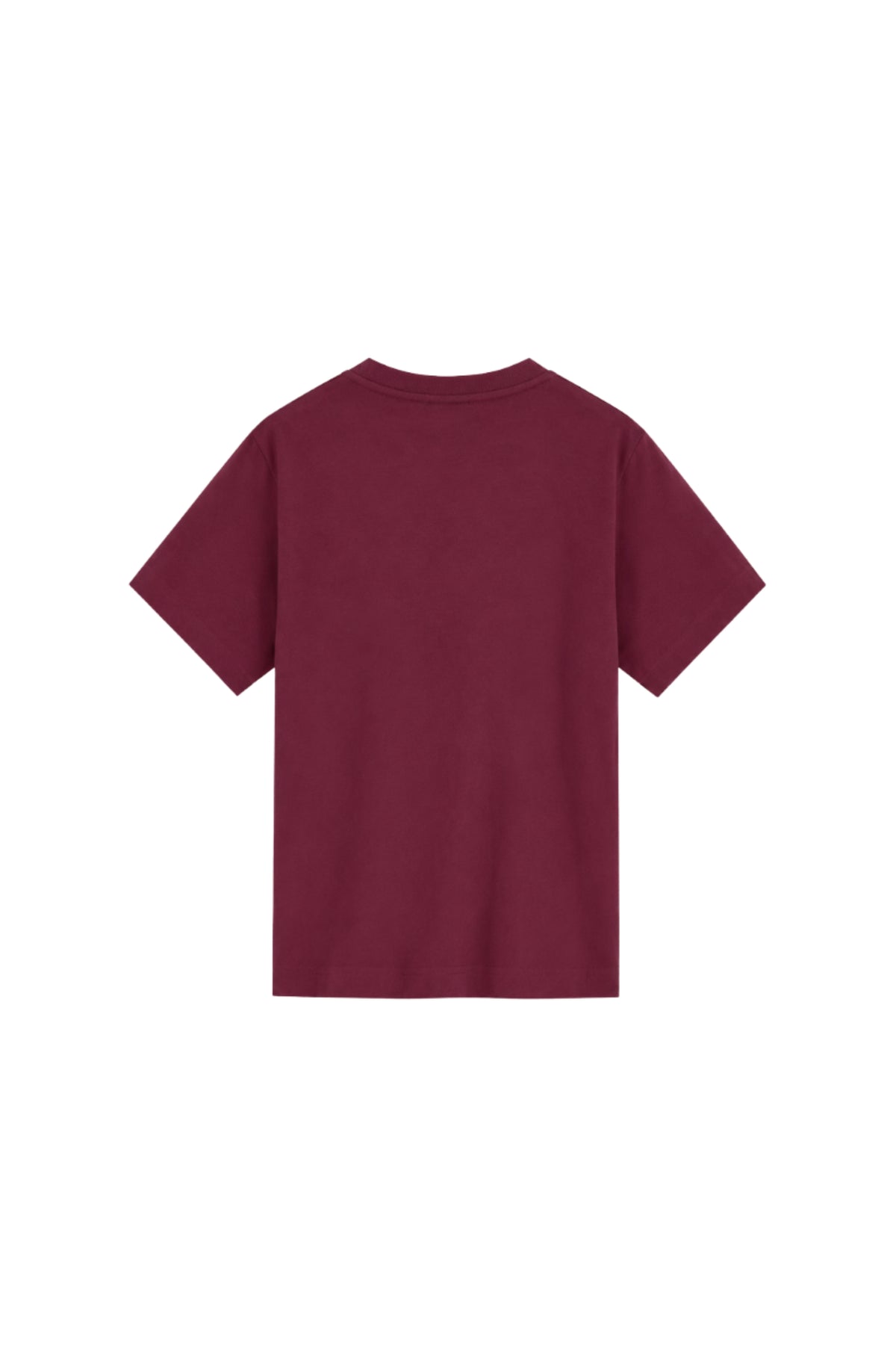 Roze T-shirt van Elvira Casuals met de tekst "Oui Merlot", casual draagbaar, gemaakt van comfortabel katoen.
