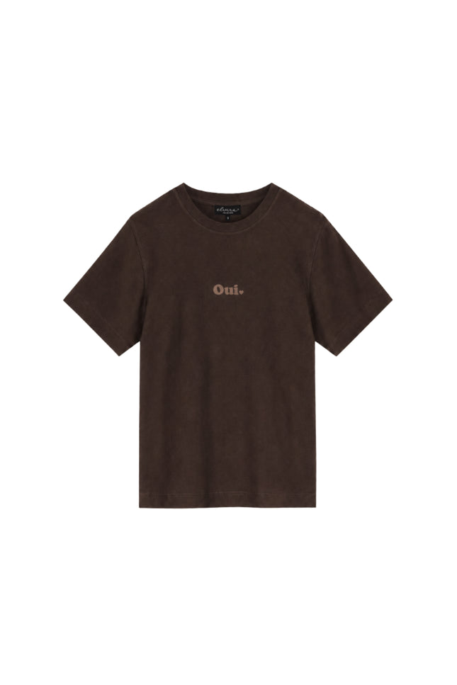 T-shirt Oui Dark Coffee