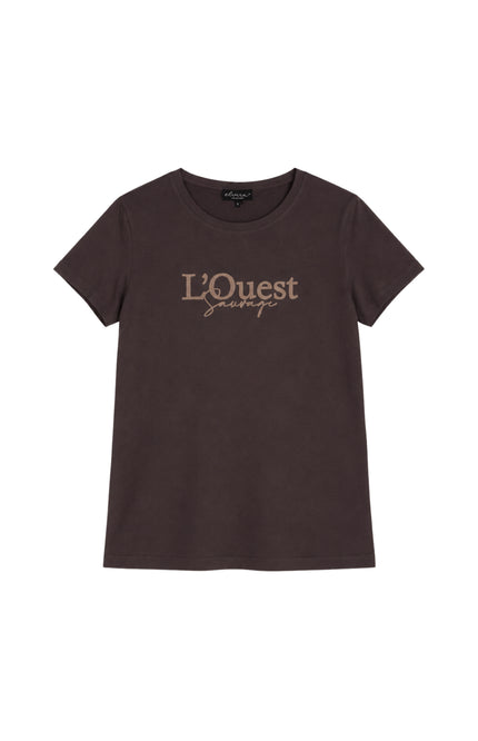 T-shirt L'Quest Dark Coffee