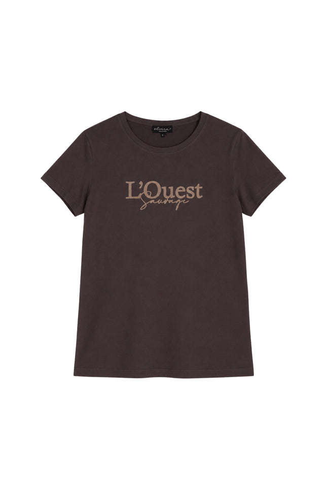 T-shirt L'Quest Dark Coffee