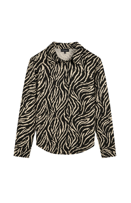 Blouse June Brown Zebra