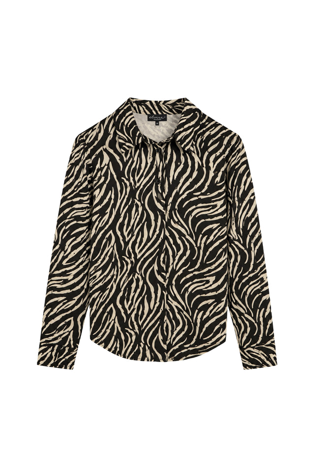 Blouse June Brown Zebra