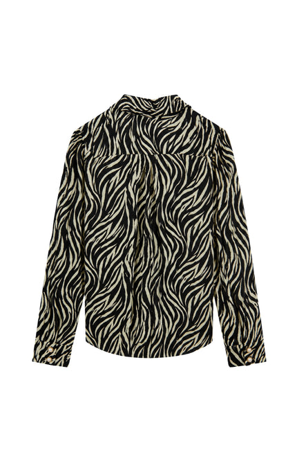 Blouse June Brown Zebra