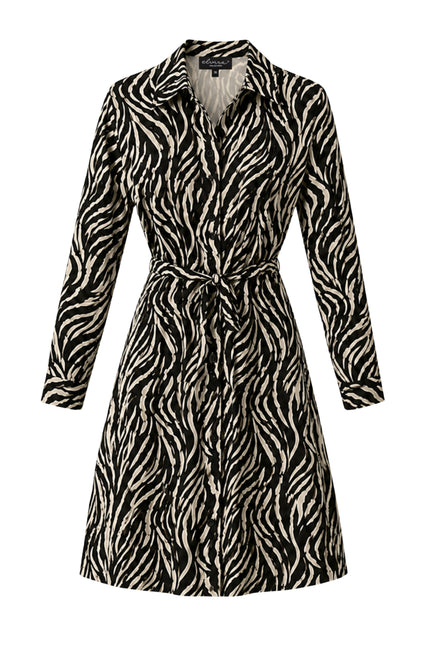 Jurk June Brown Zebra