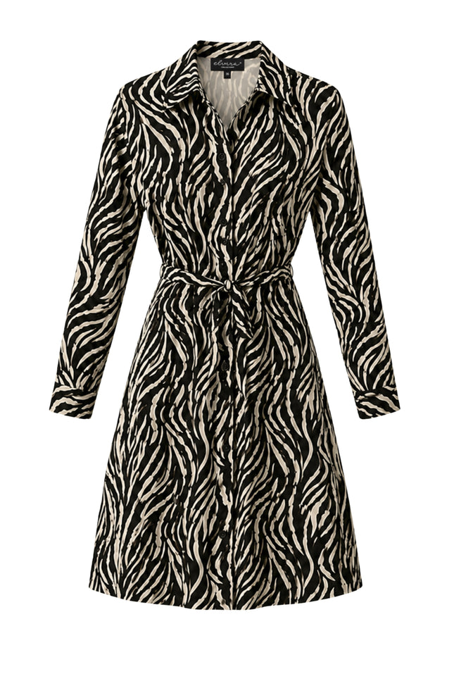 Jurk June Brown Zebra