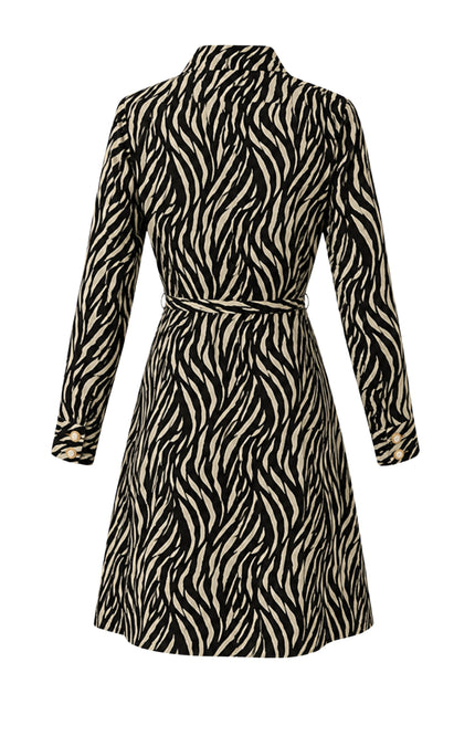 Jurk June Brown Zebra