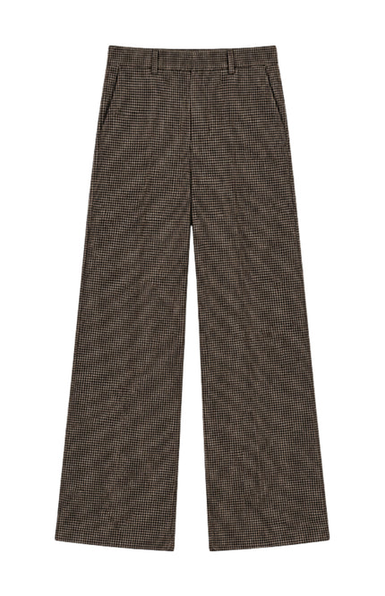Broek Kaylee Dark Coffee Check