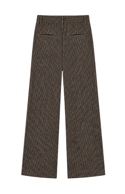 Broek Kaylee Dark Coffee Check