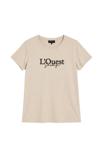 T-shirt L'Quest Warm Ivory
